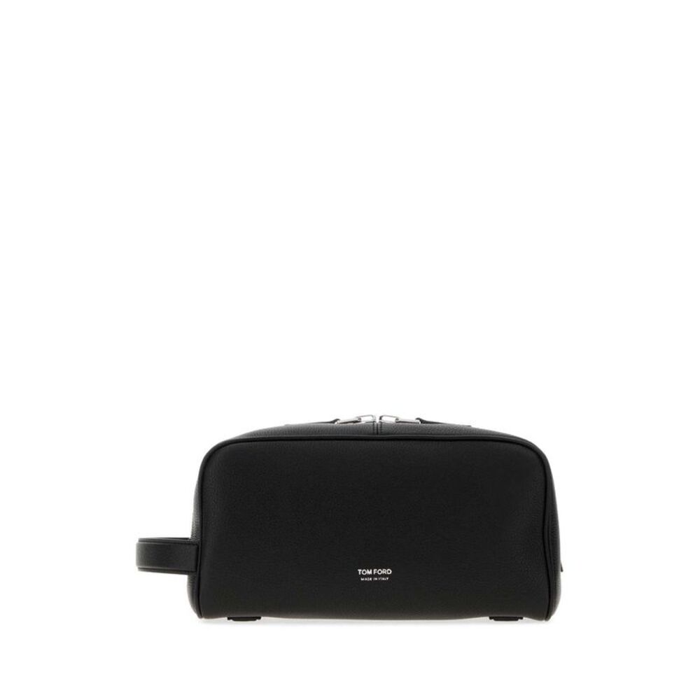 Tom Ford Men Black Leather Beauty Case